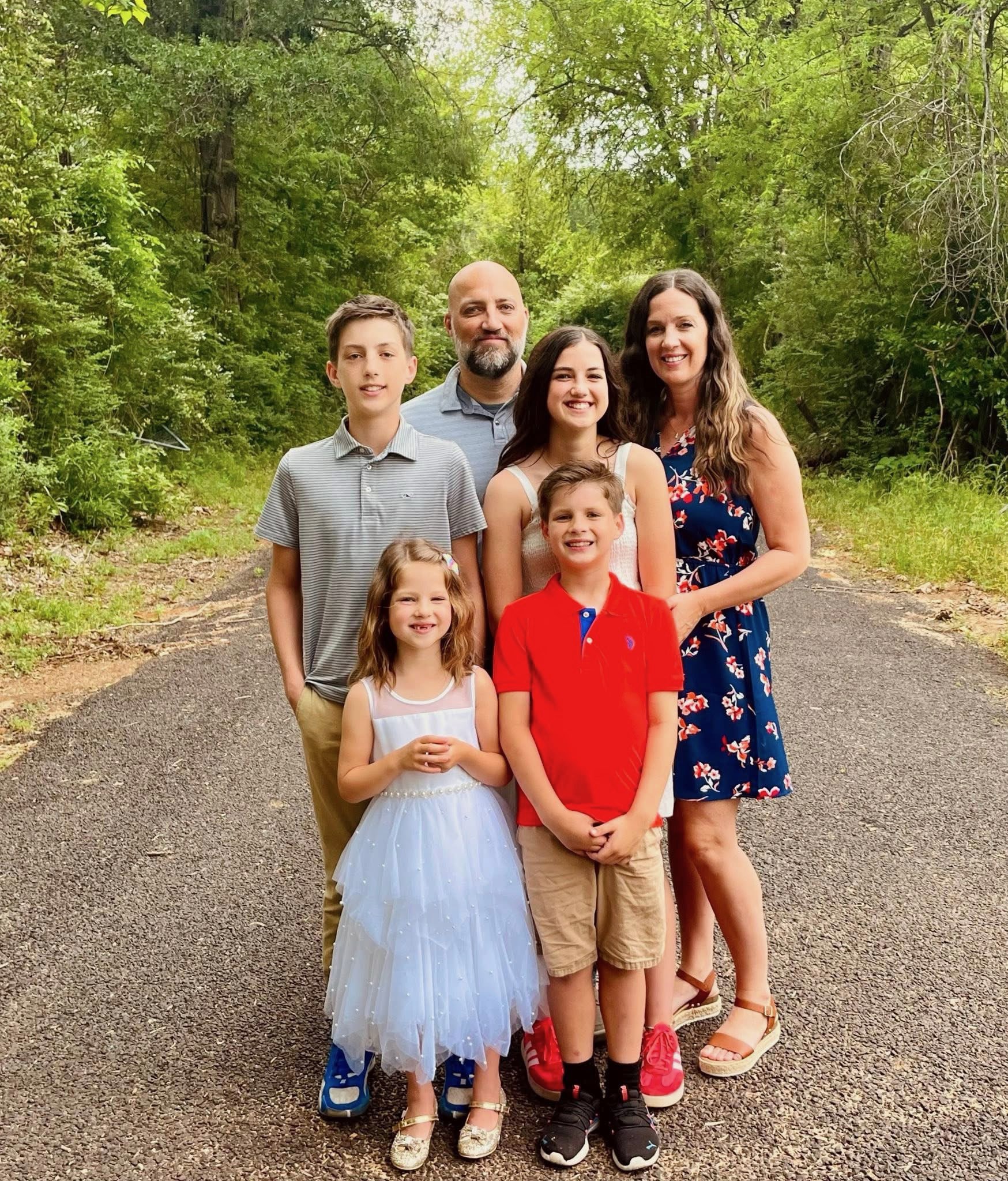 Brett Wagner and family in East Texas